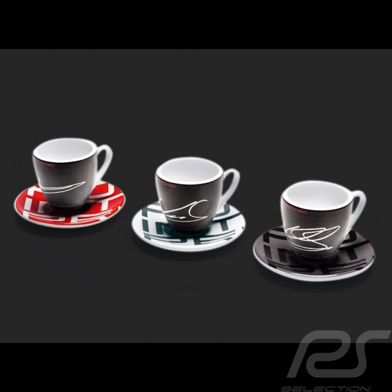 Set von 3 expresso tasse Porsche 919 signature Set von 3 expresso tasse Porsche 919 signature