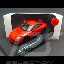 Porsche 997 Carrera grise 1/43 Minichamps WAP02011415