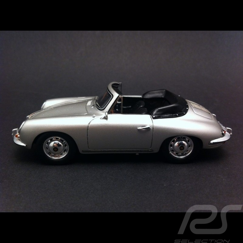 Porsche 356 Carrera 2 Cariolet 1962 silber 1/43 Spark S4462