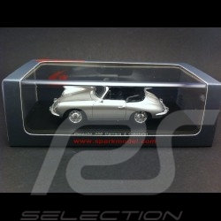 Porsche 356 Carrera 2 Cariolet 1962 silver 1/43 Spark S4462