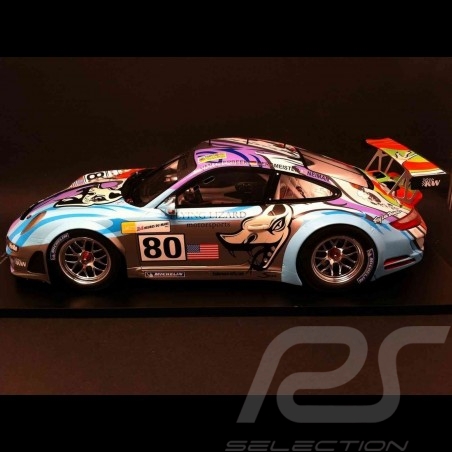 Porsche 997 GT3 RSR n°80 LM 2007 Spark 1/18
