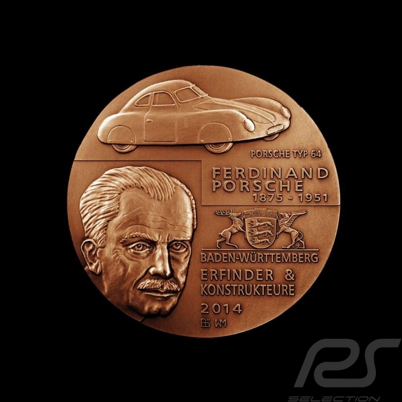 Bronze medal Ferdinand Porsche & Ferry Porsche Bronze medal Ferdinand Porsche & Ferry Porsche