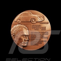 Hochrelief-Medaille Bronze Ferdinand Porsche & Ferry Porsche 