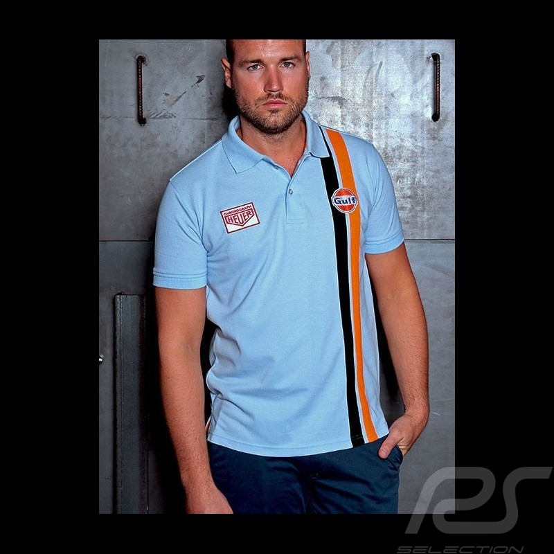 Polo homme Gulf bleu ciel