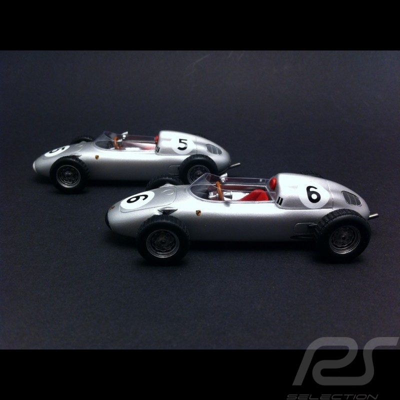 Duo Porsche 718 Solitude 1960 n°5 / 6 1/43 Truescale TSM114309 / TSM114310