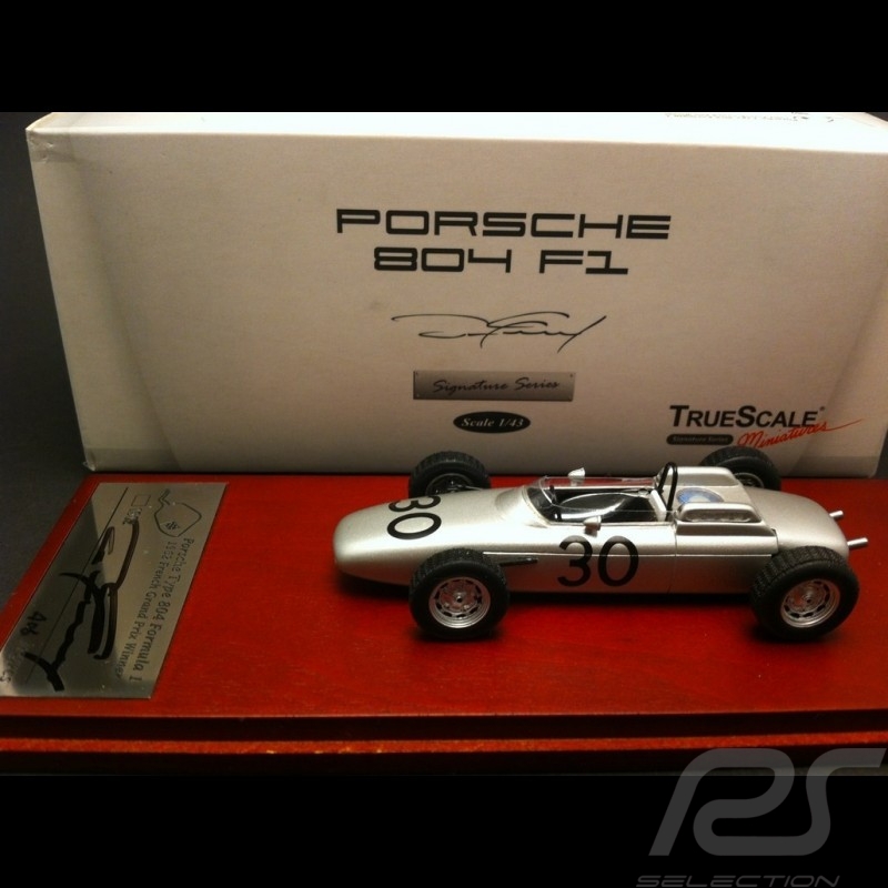 Porsche 804 GP de France 1962 Dan Gurney Unterschrift 1/43 Truescale TSM10553
