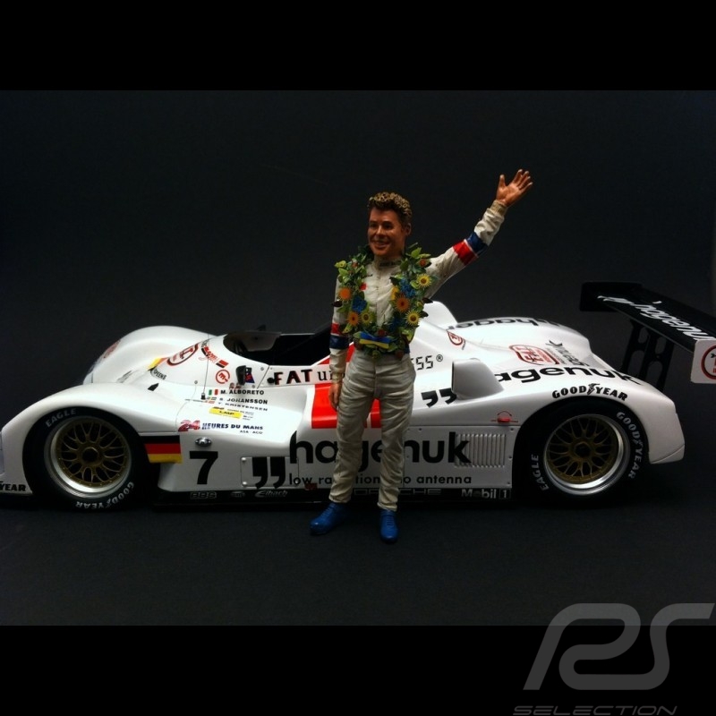 Tom Kristensen 1/18 Diorama modell FLM118009 Tom Kristensen 1/18 Diorama modell FLM118009