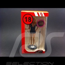 Fille sexy avec panneau rose 1/18 Figurine diorama FLM118014P
