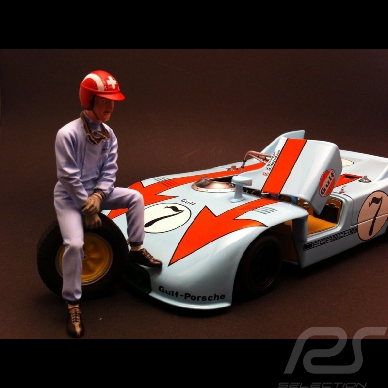 Jo Siffert sitzt auf reifen 1/18 Diorama modell FLM118012