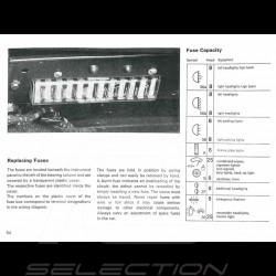 Reproduction manuel d'utilisation Porsche 914 1971
