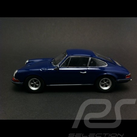 Porsche 911 2.4 S 1972 bleu 1/43 Schuco 450367500