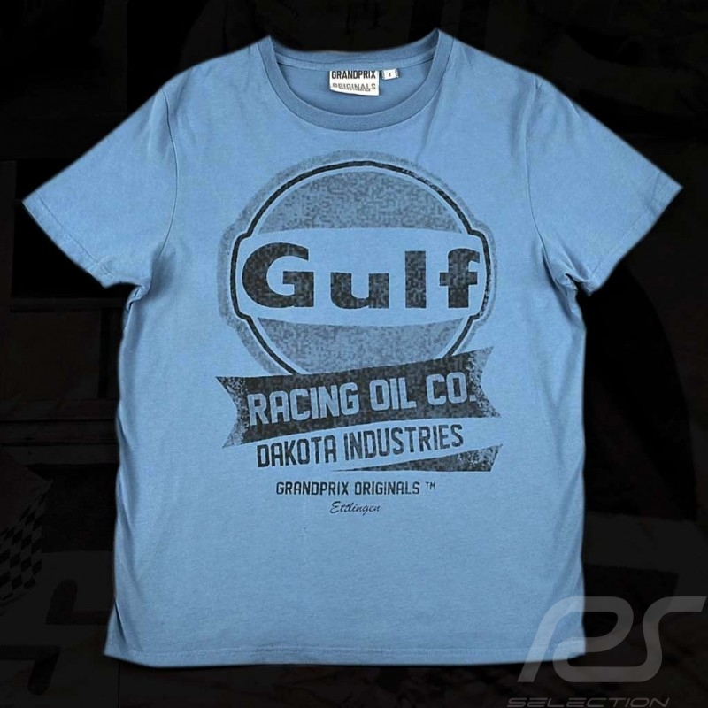 T-shirt homme Gulf Oil Racing Bleu MEN HERREN