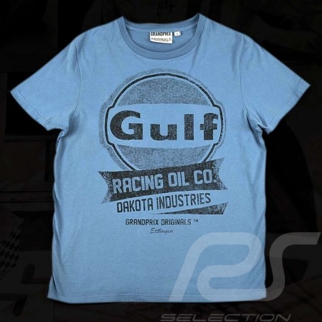 T-Shirt Herren Gulf Oil Racing blau