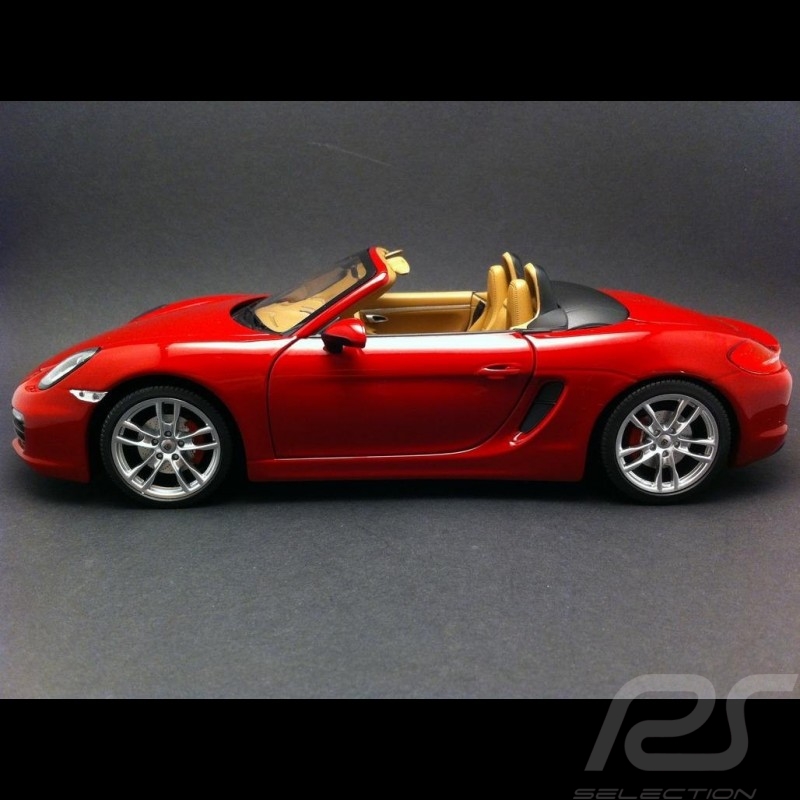 Porsche Boxster S type 981 2012 rouge 1/18 Minichamps 110062031