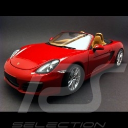 Porsche Boxster S type 981 2012 rouge 1/18 Minichamps 110062031