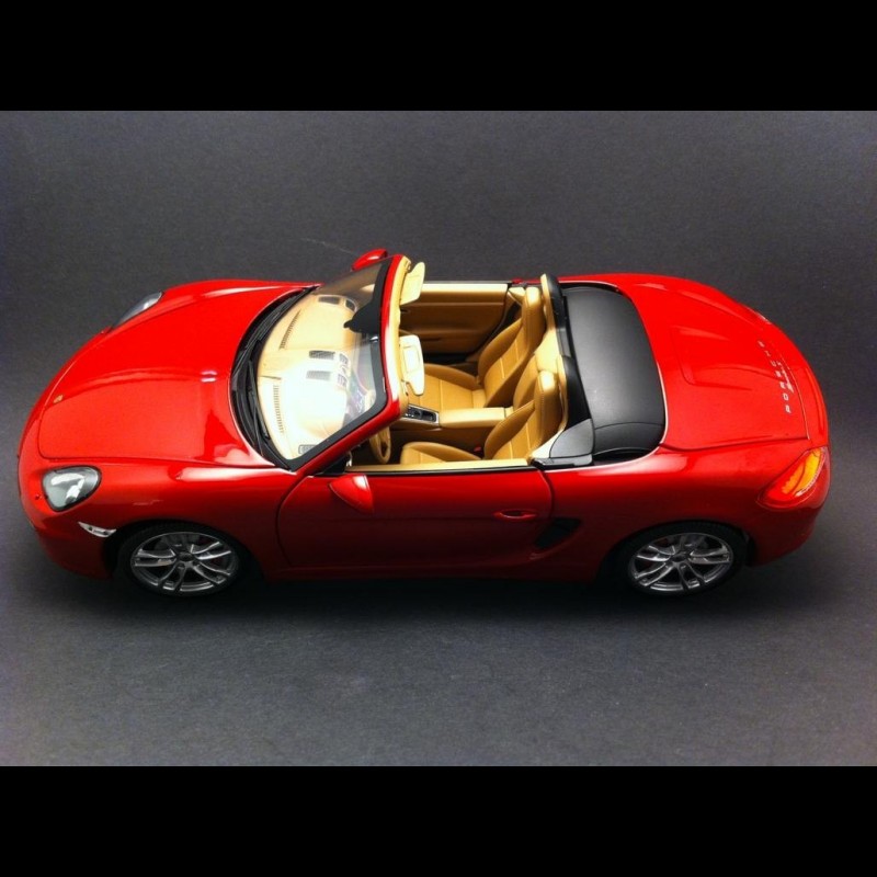 Porsche Boxster S type 981 2012 red 1/18 Minichamps 110062031