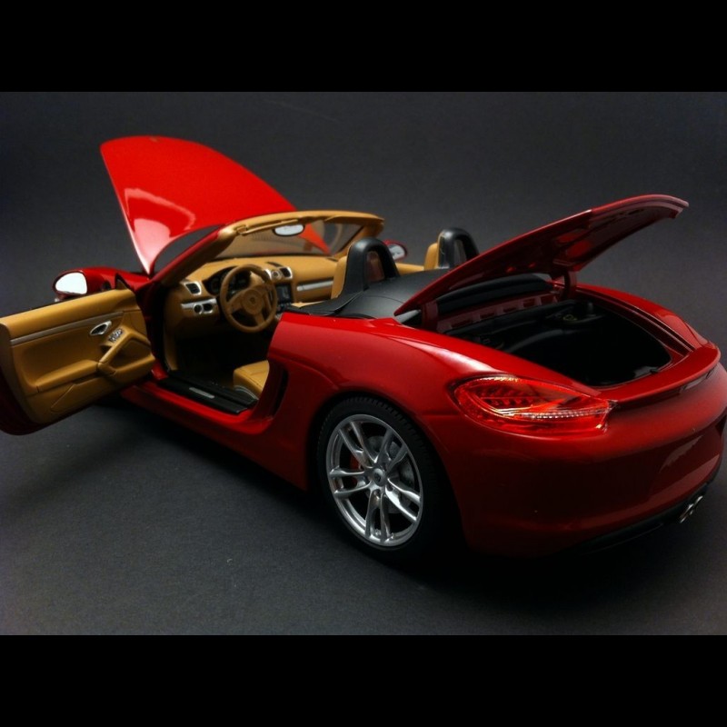 Porsche Boxster S type 981 2012 red 1/18 Minichamps 110062031