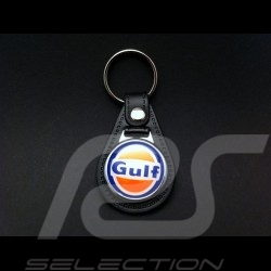 Porte-clé écusson Porsche cuir crème