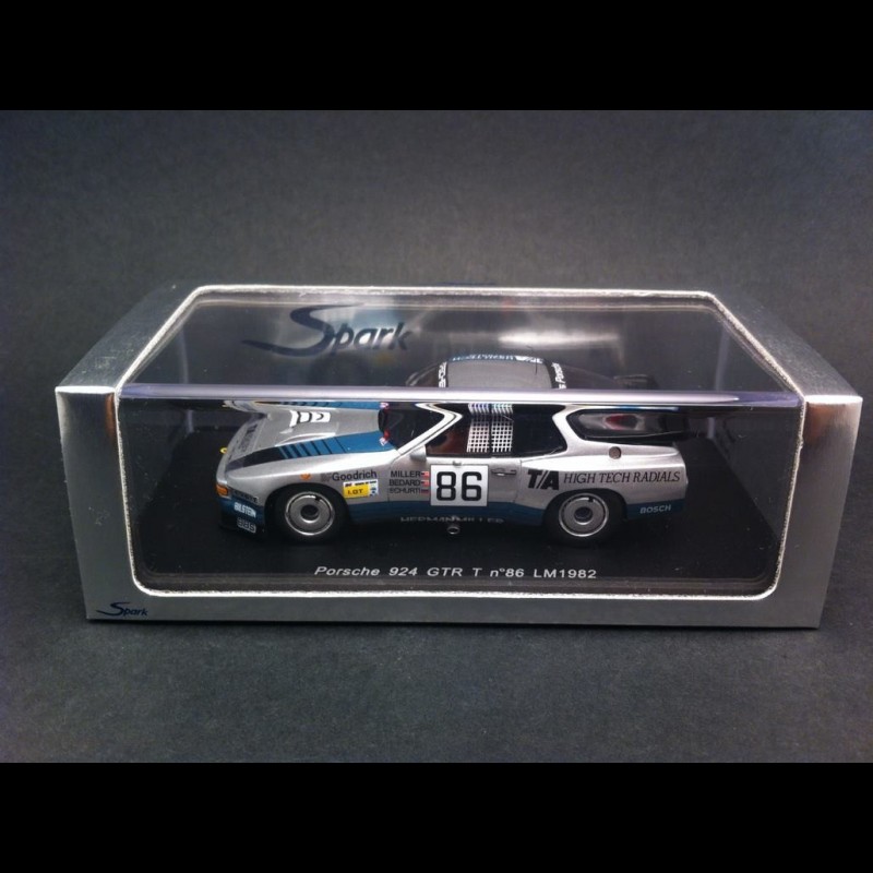 SPARK-MODEL S0988 Scale 1/43 | PORSCHE 924 GTR N 86 LE MANS 1982 SILVER SPARK-MODEL S0988 Scale 1/43 | PORSCHE 924 GTR N 86 LE MANS 1982 SILVER