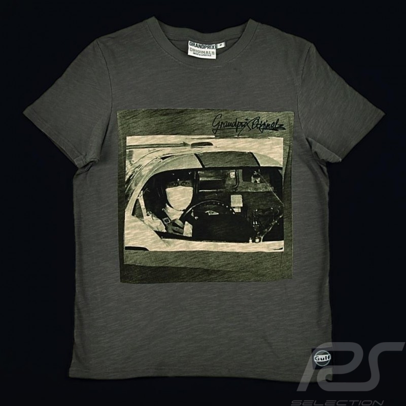 T-Shirt Herren Steve McQueen Le Mans grau T-Shirt Herren Steve McQueen Le Mans grau