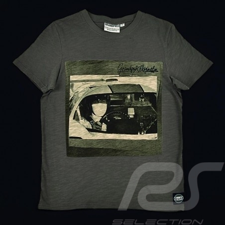 T-Shirt Herren Steve McQueen Le Mans grau