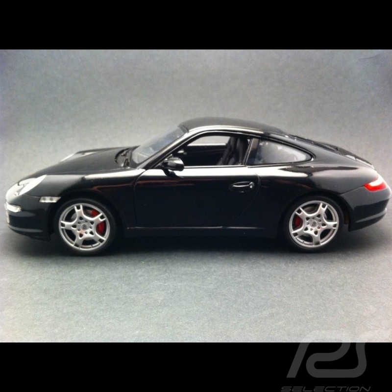 Porsche 911 type 997 Carrera S Coupe noire 1/18 Welly 18004 black  schwarz  