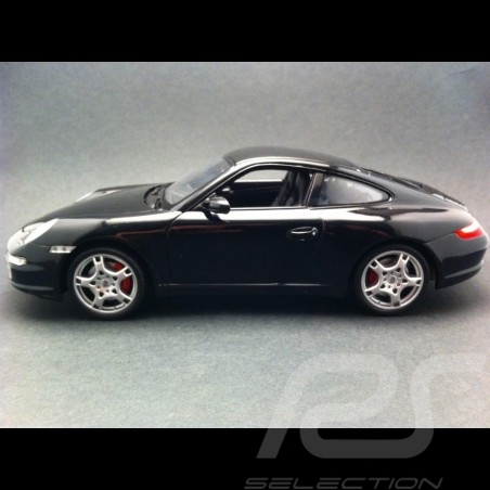 Porsche 911 type 997 Carrera S Coupe noire 1/18 Welly 18004 black  schwarz  