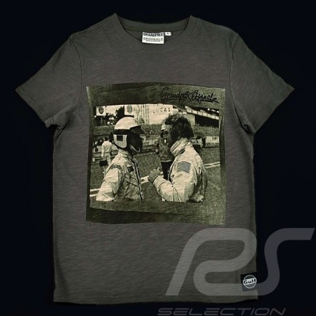 Men’s T-shirt Steve McQueen conversation Le Mans grey