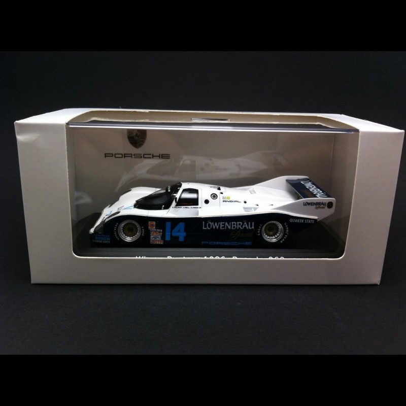 Porsche 962 Winner Daytona 1986 n° 14 Löwenbräu 1/43 Spark MAP02028614