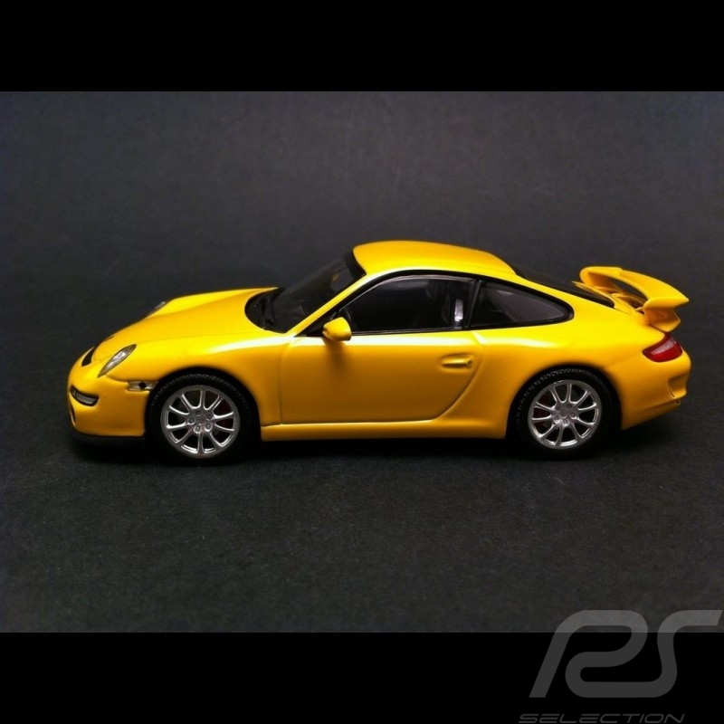 Porsche 997 GT3 jaune 1/43 Minichamps WAP02012116 