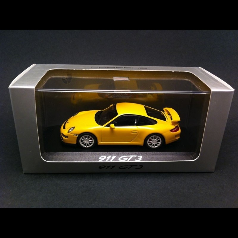 Porsche 997 GT3 yellow 1/43 Minichamps WAP02012116