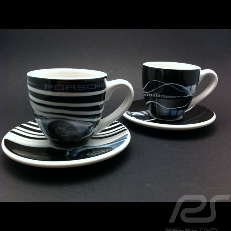 Set von 2 expresso tasse Porsche 918 spyder und 911 Windkanal Set von 2 expresso tasse Porsche 918 spyder und 911 Windkanal
