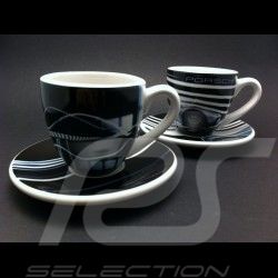 Set of 2 expresso cups Porsche 918 spyder and 911 wind tunnel