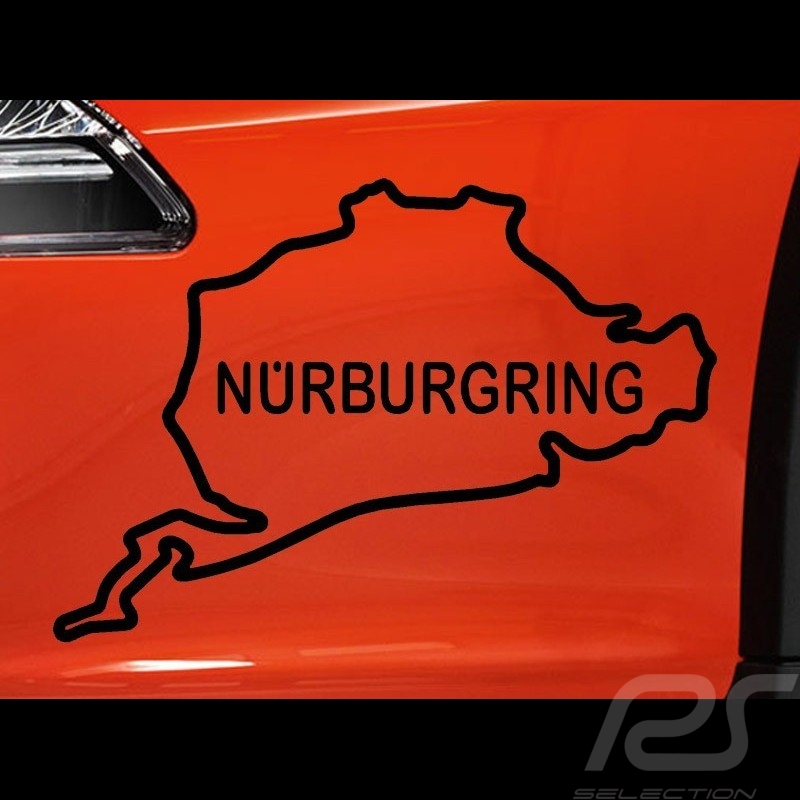 Sticker Nürburgring rennstrecke schwarz Umriss transparentem Hintergrund Sticker Nürburgring rennstrecke schwarz Umriss transparentem Hintergrund