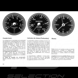 Reproduction manuel technique Porsche 911 T-E-S 1973 