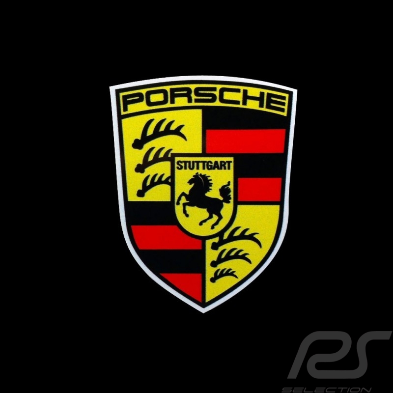 Aufkleber Porsche ehemaligen Wappen 6.5 x 5 cm Aufkleber Porsche ehemaligen Wappen 6.5 x 5 cm