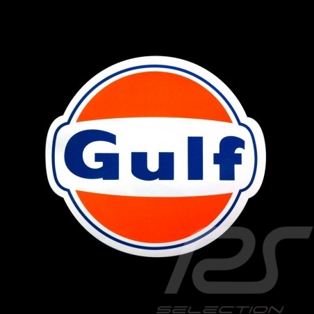 Gulf logo sticker 14.5 x 13 cm