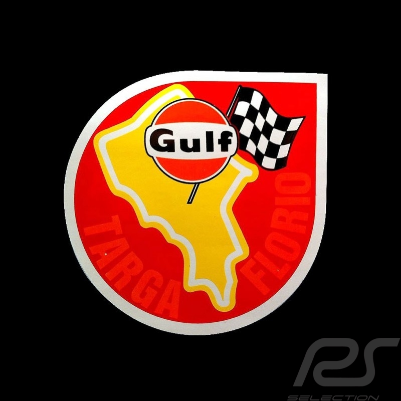 Gulf Targa Florio sticker Ø 9 cm Gulf Targa Florio sticker Ø 9 cm