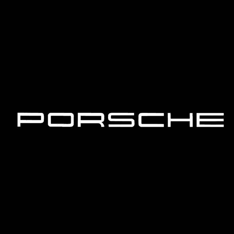 Porsche letters sticker transfer white 15.3 x 1 cm