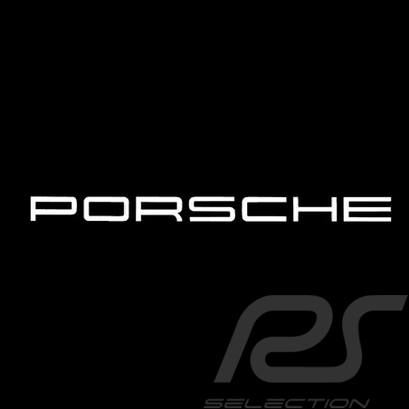 Autocollant lettres Porsche transfert blanc 15.3 x 1 cm