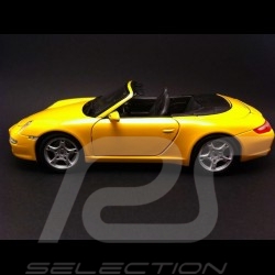 Porsche 997 Carrera S Cabriolet gelb 1/18 Maisto 31126