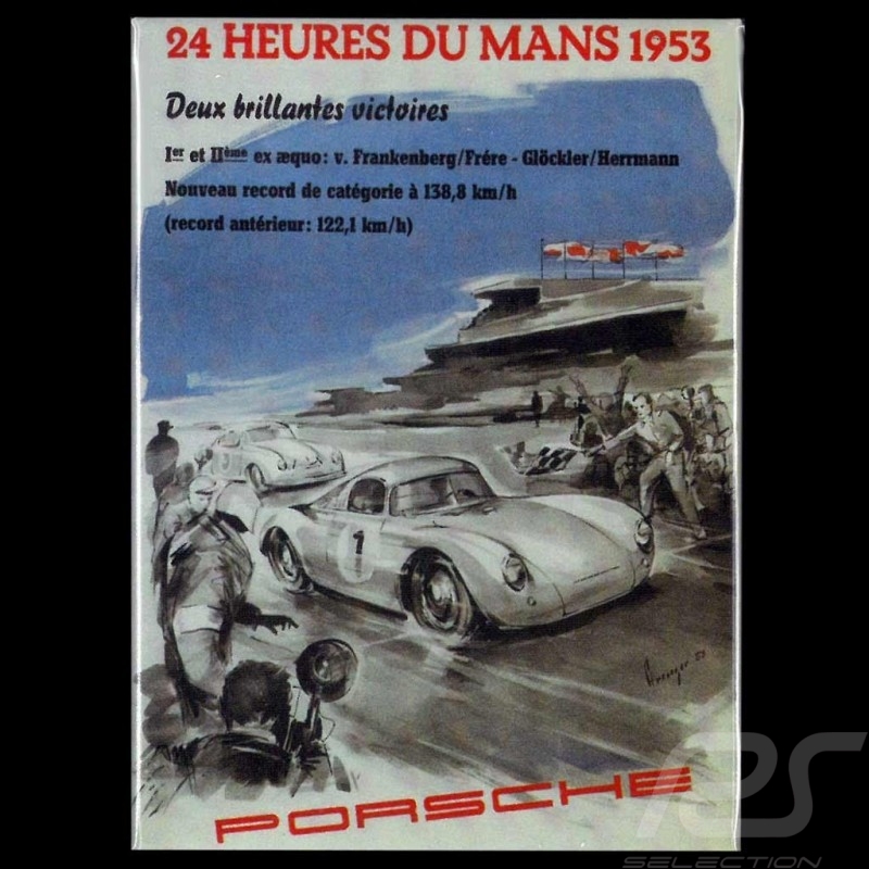 Magnet Porsche Porsche 550 Spyder Le mans 1955 Magnet Porsche Porsche 550 Spyder Le mans 1955