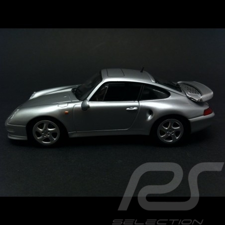 Porsche 993 Turbo S 1998 metallic grey 1/43 Minichamps CA04316002