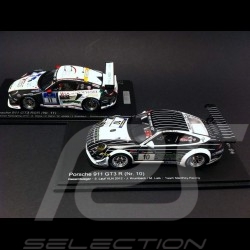 Duo Porsche 997 GT3 R / RSR Manthey Racing 1/43 Spark WAX20140011 / SAM257