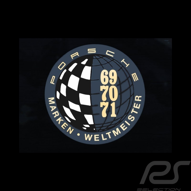 Autocollant en relief Porsche 