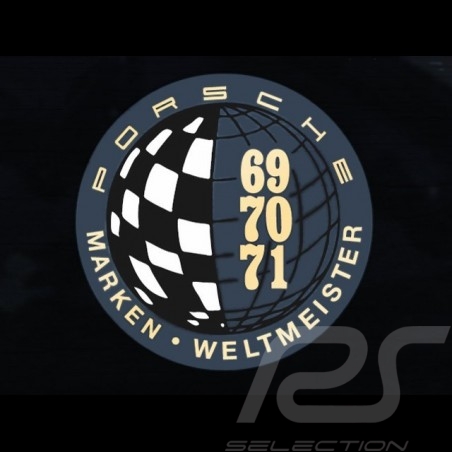 Sticker Porsche Marken Weltmeister Ø 9.8 cm