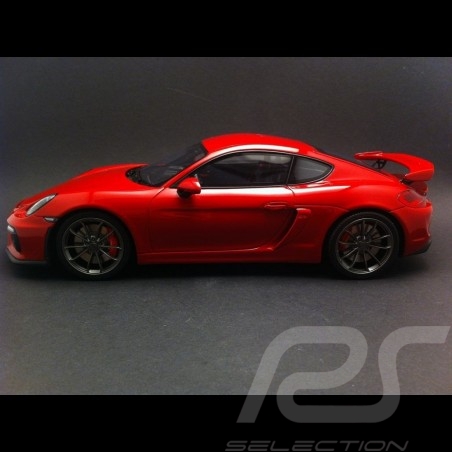 Porsche Cayman GT4 2015 rouge carmin carmin red karminrot 1/18 GT SPIRIT WAX02100007
