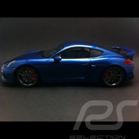 Porsche Cayman GT4 2015 blue 1/18 GT SPIRIT WAX02100009