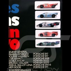 Plaque aimantée Porsche 911 Carrera RSR Martini