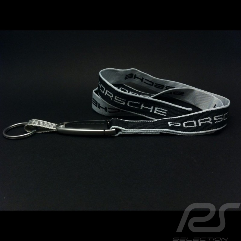 Schlüsselband Porsche schwarz / grau Porsche Design WAP0503500B Schlüsselband Porsche schwarz / grau Porsche Design WAP0503500B